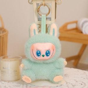 Cute Rabbit Doll Charms, Macaron-Style Plush Rabbit Toys – Suitable for 3-Year-Olds, Labe Plush Dolls, Ideal Birthday Gifts