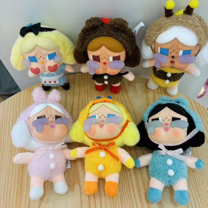 Glue-faced crybaby plush toy, cute Pop Mart doll, "Crying Baby" plush toy, Du Du